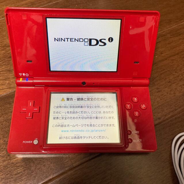 ニンテンドーDS(ニンテンドーDS)の任天堂　ニンテンドーＤＳi レッド本体　充電アダプター　タッチペン欠品 エンタメ/ホビーのゲームソフト/ゲーム機本体(携帯用ゲーム機本体)の商品写真