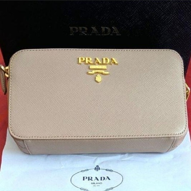 PRADA プラダ サフィアーノ ショルダーバッグ 《新品未使用》