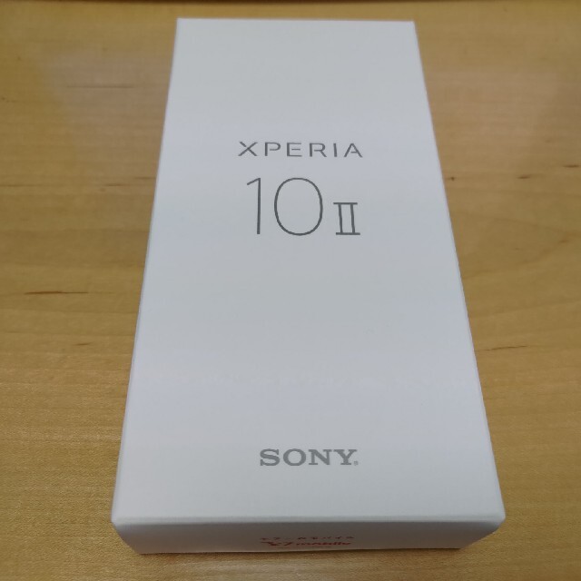 【新品未使用】Xperia 10 II ホワイト SIMロック解除済スマートフォン/携帯電話