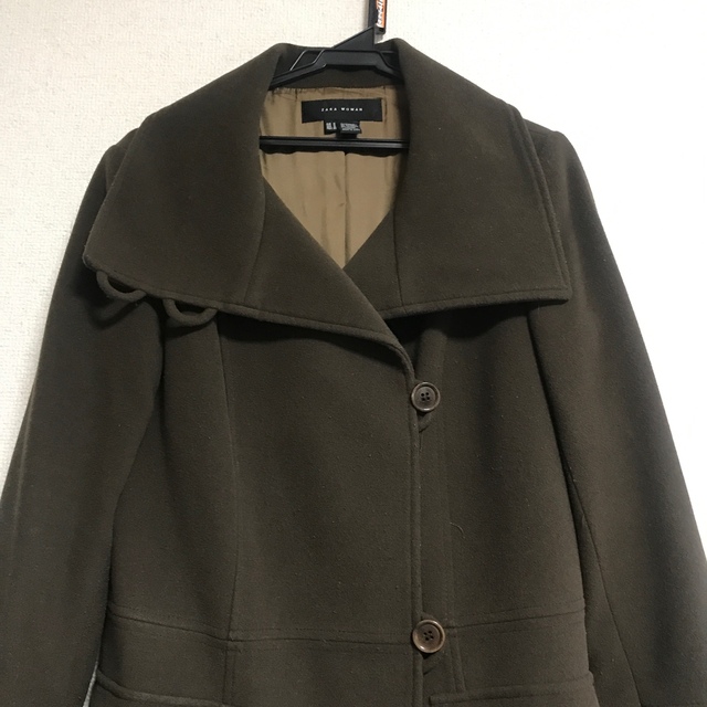 ZARA(ザラ)のZARA コート　ブラウン レディースのジャケット/アウター(ロングコート)の商品写真