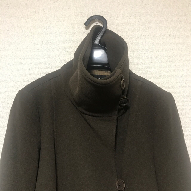 ZARA(ザラ)のZARA コート　ブラウン レディースのジャケット/アウター(ロングコート)の商品写真