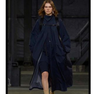 HYKE - HYKE ハイク PERTEX MILITARY COAT ネイビー サイズ5の