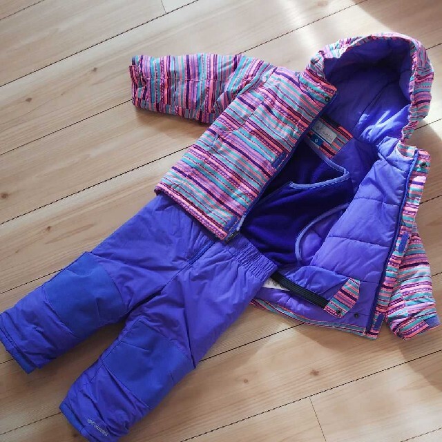 美品 US Columbia 紫 スキー スノーボード パンツ ウェア S