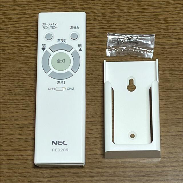 NEC(エヌイーシー)のNEC LEDシーリングライト リモコンRE0206 インテリア/住まい/日用品のライト/照明/LED(天井照明)の商品写真