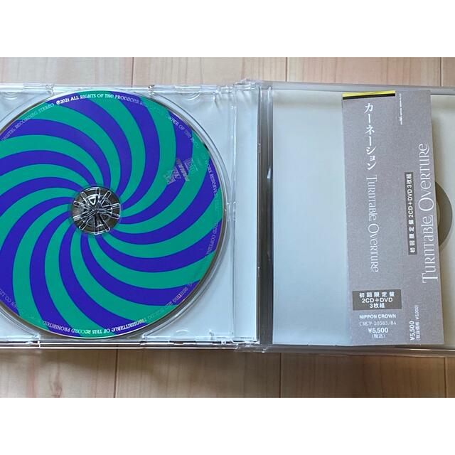 TURNTABLE OVERTURE カーネーション carnation エンタメ/ホビーのCD(ポップス/ロック(邦楽))の商品写真