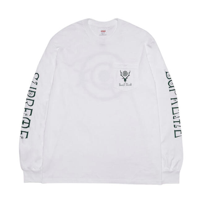 ホワイトサイズSupreme / SOUTH2 WEST8 L/S Pocket Tee