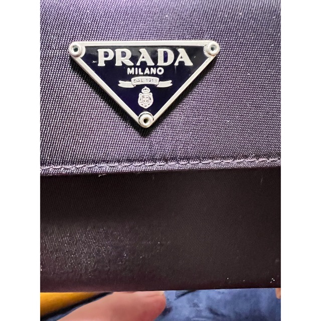 PRADA(プラダ)のプラダ 財布 三角プレート ナイロン 二つ折り財布 レディースのファッション小物(財布)の商品写真