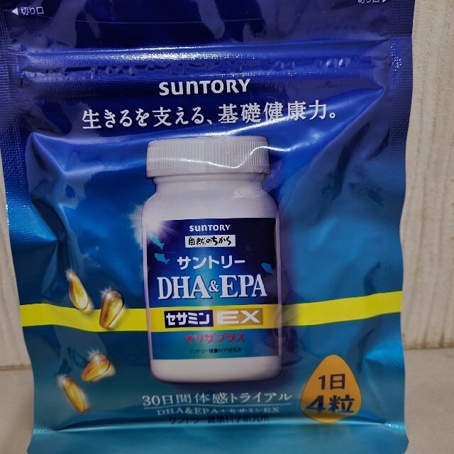 サントリー(サントリー)のサントリー　DHA&EPA ｾｻﾐﾝEX 食品/飲料/酒の健康食品(その他)の商品写真