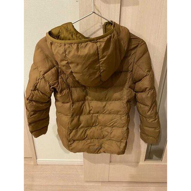 ユニクロ ダウンジャケット 130cm ベージュ
