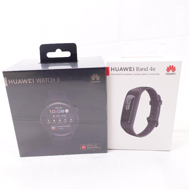 HUAWEI　HUAWEI WATCH3/BAND4E　ブラック