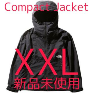 ザノースフェイス(THE NORTH FACE)の【新品未使用】ノースフェイス コンパクトジャケット  ブラック　XXL(マウンテンパーカー)