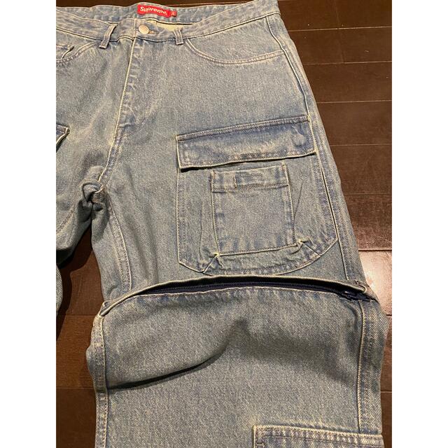 SUPREME Zip-Off Utility Pant Denim 34 引きクーポン シュプリームパンツ Pant Utility Zip-Off Supreme デニム/ジーンズ