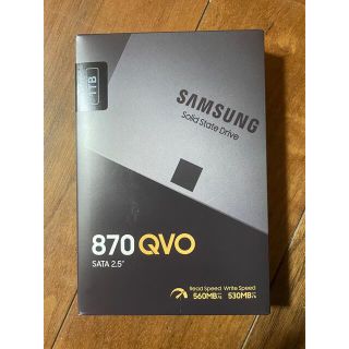 サムスン(SAMSUNG)のサムスン　870 QVO 2.5インチ　SSD(PCパーツ)