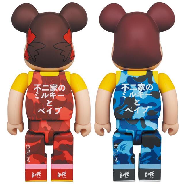 MEDICOM TOY(メディコムトイ)のBE＠RBRICK BAPE × ペコちゃん ポコちゃん 100％ 400％ エンタメ/ホビーのフィギュア(その他)の商品写真