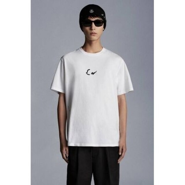 MONCLER(モンクレール)のモンクレール フラグメント Tシャツ 白 L メンズのトップス(Tシャツ/カットソー(半袖/袖なし))の商品写真
