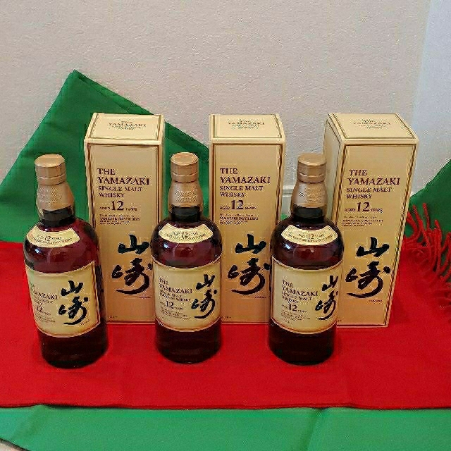 24時まで！ 山崎12年 700ml 箱付き3本セット！