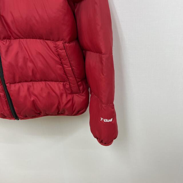 THE NORTH FACE(ザノースフェイス)の【☆ノースフェイス☆】ダウンジャケット　レッド✖️ブラック　T-Ball　キッズ キッズ/ベビー/マタニティのキッズ服男の子用(90cm~)(ジャケット/上着)の商品写真