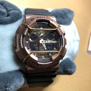 ジーショック(G-SHOCK)の Gショック　GA-100CF 迷彩柄文字盤　カスタム(腕時計(デジタル))