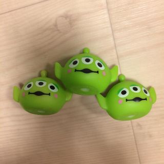 リトルグリーンメン3個 マスコット(キャラクターグッズ)