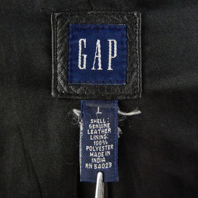 GAP(ギャップ)のGAP Leather Jacket 1990s L OLD GAP メンズのジャケット/アウター(レザージャケット)の商品写真