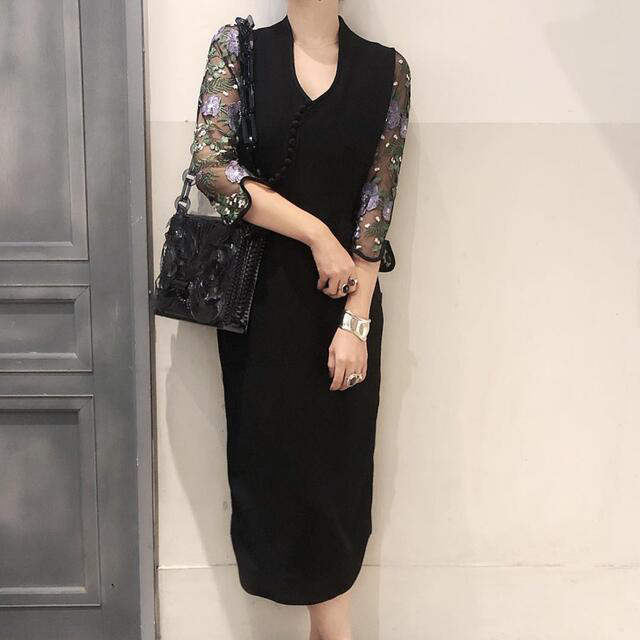 爆売り!】 mame ワンピース 19ss kurogouchi mame - ロングワンピース