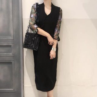 マメ(mame)のmame kurogouchi 19ss ワンピース(ロングワンピース/マキシワンピース)