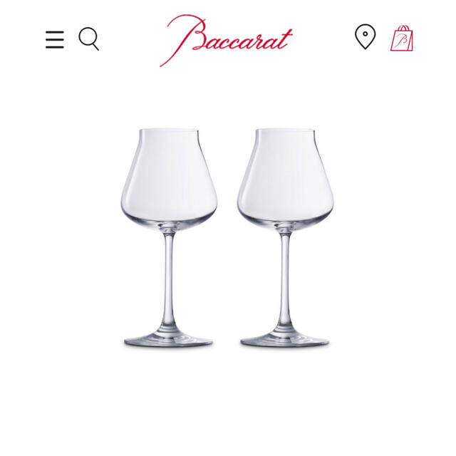 Baccarat(バカラ)のシャトーバカラ ワイングラス　baccarat インテリア/住まい/日用品のキッチン/食器(グラス/カップ)の商品写真