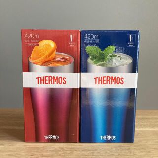 サーモス(THERMOS)のサーモス　ステンレスタンブラー　420ml セット(タンブラー)