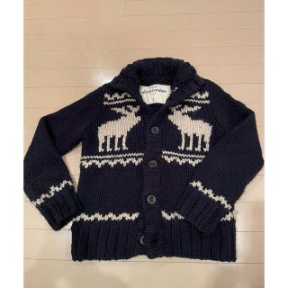 アバクロンビーアンドフィッチ(Abercrombie&Fitch)のアバクロ　カウチン　キッズ　Ｌ(ジャケット/上着)