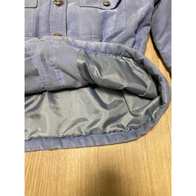 Courreges(クレージュ)の週末限定 90s courrages baby blue fur jumper レディースのジャケット/アウター(ブルゾン)の商品写真