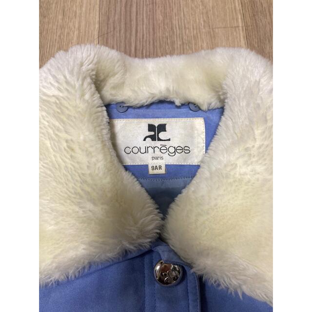 Courreges(クレージュ)の週末限定 90s courrages baby blue fur jumper レディースのジャケット/アウター(ブルゾン)の商品写真