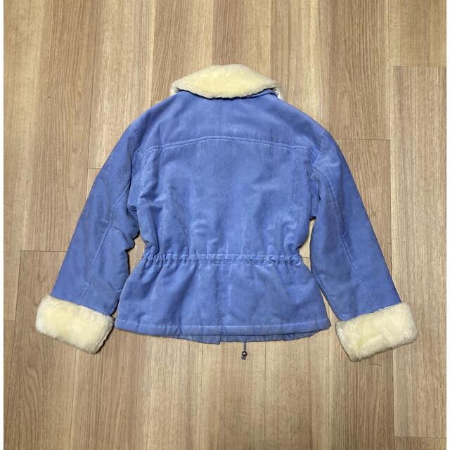 Courreges(クレージュ)の週末限定 90s courrages baby blue fur jumper レディースのジャケット/アウター(ブルゾン)の商品写真