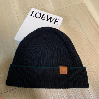 ロエベ(LOEWE)のクーポン期間値下げ！　美品　ロエベ  ニット帽　ビーニー　(ニット帽/ビーニー)