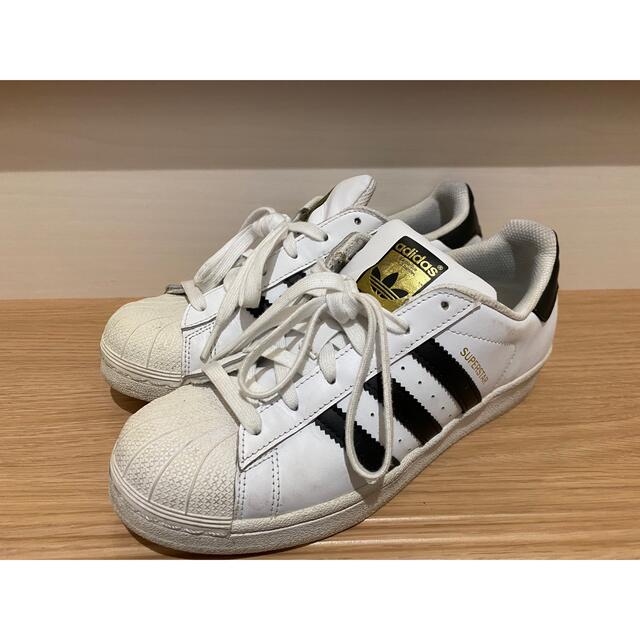 【美品】アディダススーパースターパレスホワイトadidasスーパースター27.5