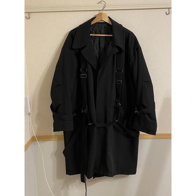 Yohji Yamamoto(ヨウジヤマモト)の超希少 名作 変形 ベルトラップコート jacobs warehouse メンズのジャケット/アウター(ステンカラーコート)の商品写真