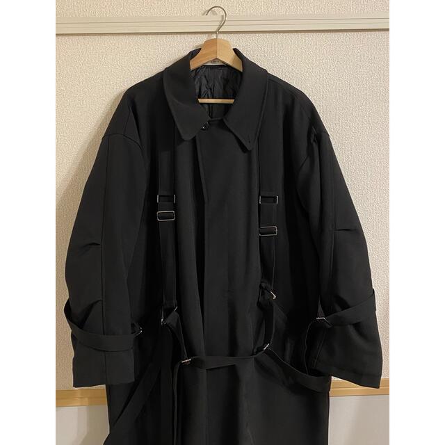 Yohji Yamamoto(ヨウジヤマモト)の超希少 名作 変形 ベルトラップコート jacobs warehouse メンズのジャケット/アウター(ステンカラーコート)の商品写真