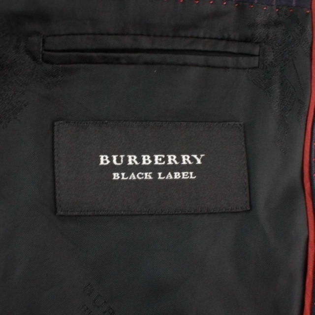 BURBERRY BLACK LABEL(バーバリーブラックレーベル)のバーバリーブラックレーベル スーツ テーラードジャケット パンツ 42R 紺 メンズのスーツ(スーツジャケット)の商品写真