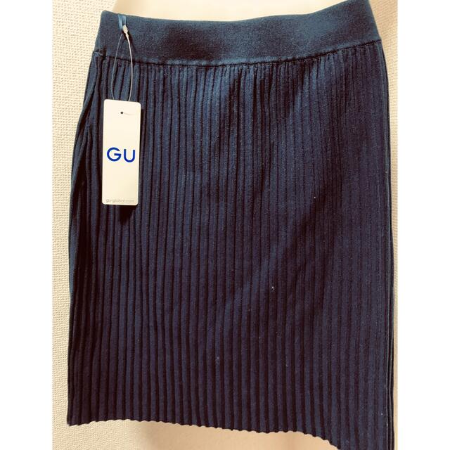 GU(ジーユー)のGU タグ付き ニットミニスカート レディースのスカート(ミニスカート)の商品写真