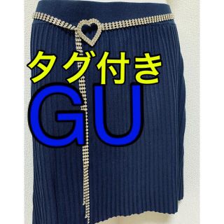 ジーユー(GU)のGU タグ付き ニットミニスカート(ミニスカート)