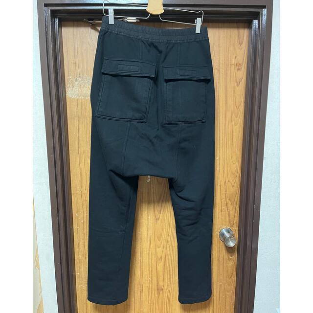 RICKOWENS DRKSHDW パンツ Sブラック フルレングス RICKOWENS DRKSHDW パンツ Sブラック フルレングス