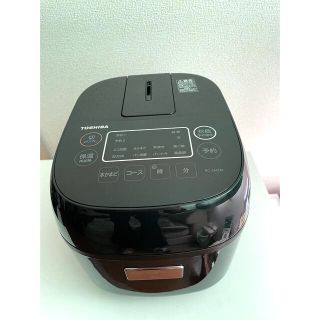 トウシバ(東芝)のTOSHIBA マイコンジャー炊飯器 RC-5MFM(K)(炊飯器)