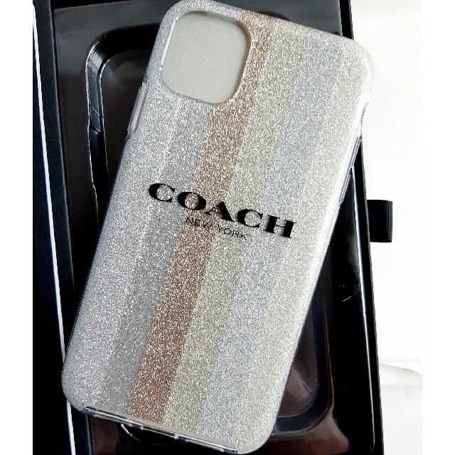 宅配便配送 COACH コーチ iPhone11ケース ラメ fawe.org