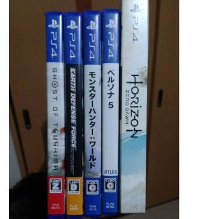 PS4　五本セット(家庭用ゲームソフト)