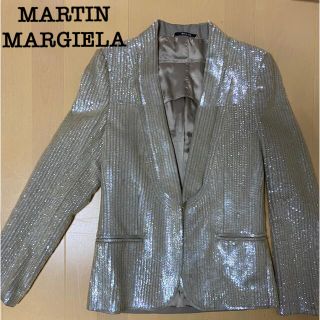 マルタンマルジェラ(Maison Martin Margiela)のマルタンマルジェラ　ジャケット　スパンコール(テーラードジャケット)