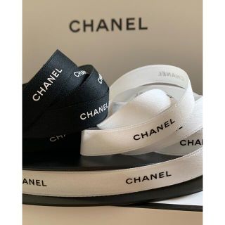 シャネル(CHANEL)の1.5cm幅 CHANEL ラッピング リボン 2m(ラッピング/包装)