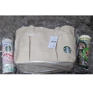 スターバックスコーヒー(Starbucks Coffee)のスターバックス福袋2021 トートバッグ タンブラー スノードーム(タンブラー)