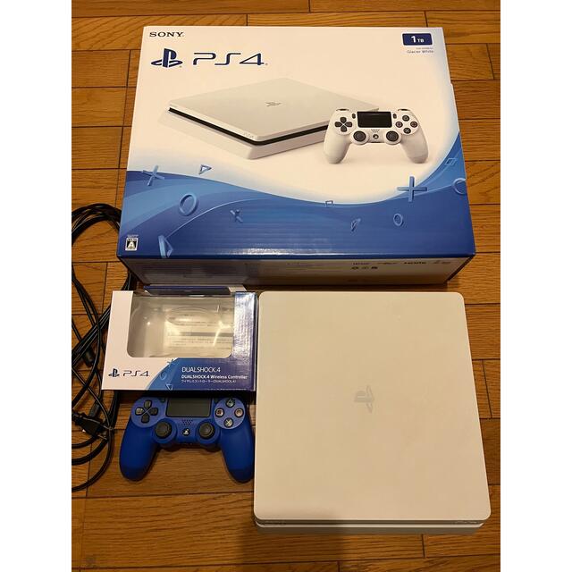 PlayStation 4 グレイシャー・ホワイト 1TB (超美品) 超人気新品 www.m