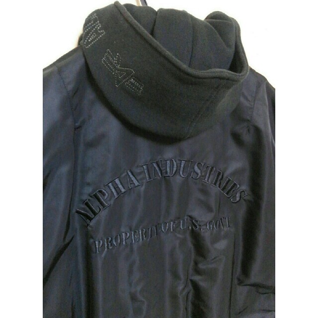 アルファ MA-1 TIGHT D-TEC UNICOLR PATCH【XL】