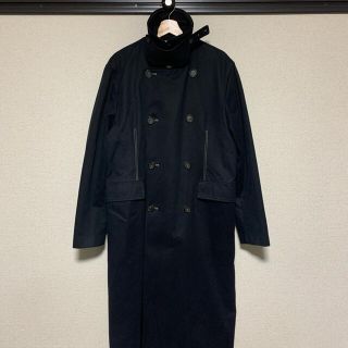 アクネ(ACNE)のAcne Studios  white stitch long coat(トレンチコート)