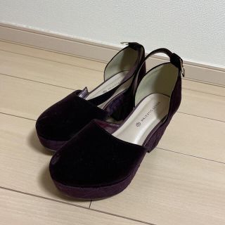 マジェスティックレゴン(MAJESTIC LEGON)のMAJESTIC LEGON ステッチヒールセパレートパンプス(ハイヒール/パンプス)